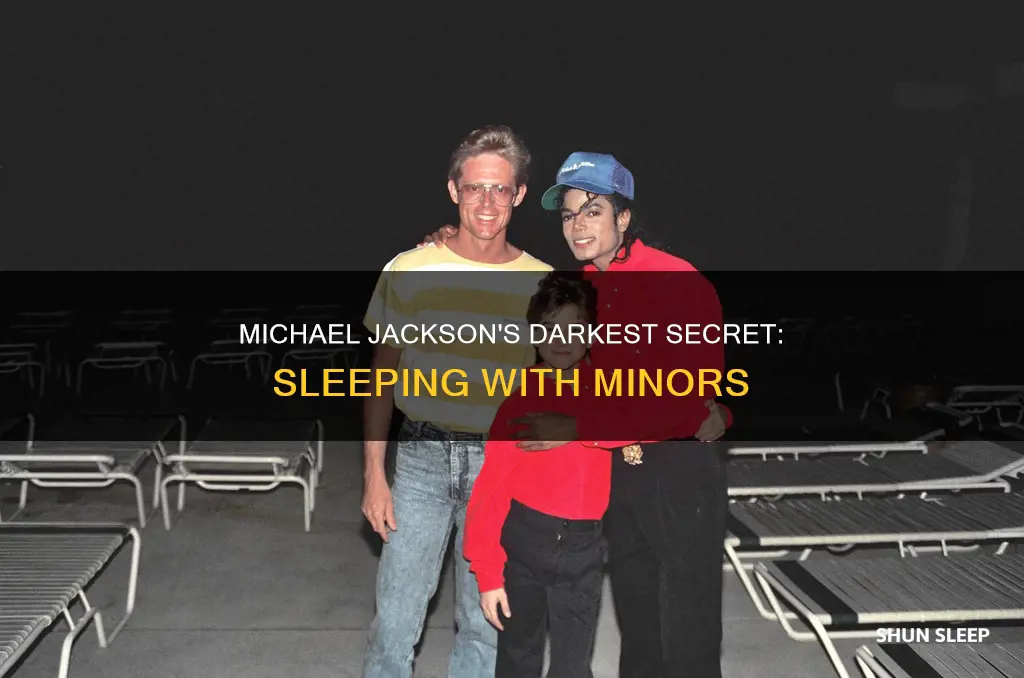 did michael jackson sleep with 12 year old