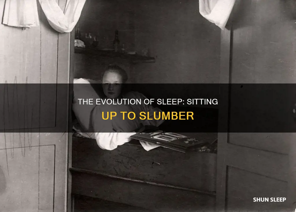 did people really used to sleep sitting up