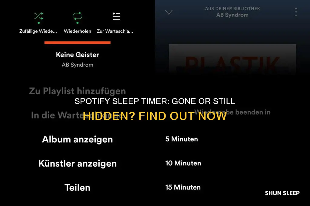 did spotify get rid of sleep timer