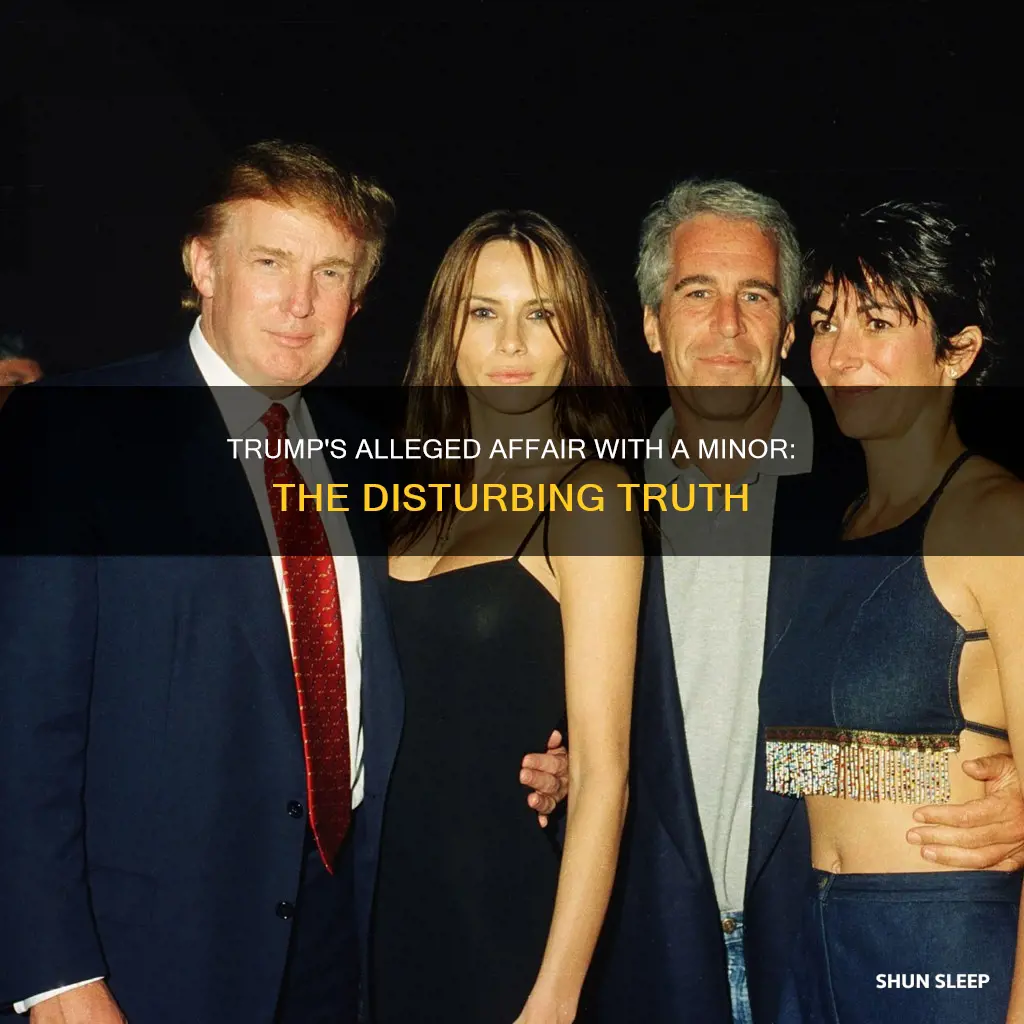 did trump sleep with a 13 year old