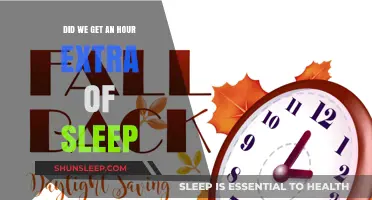 Spring Forward, Fall Back: Did We Really Get an Extra Hour of Sleep?