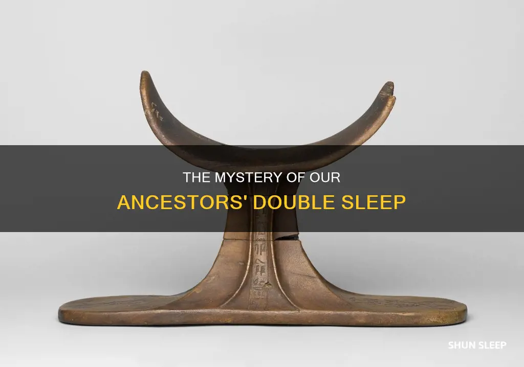did we used to have two sleeps