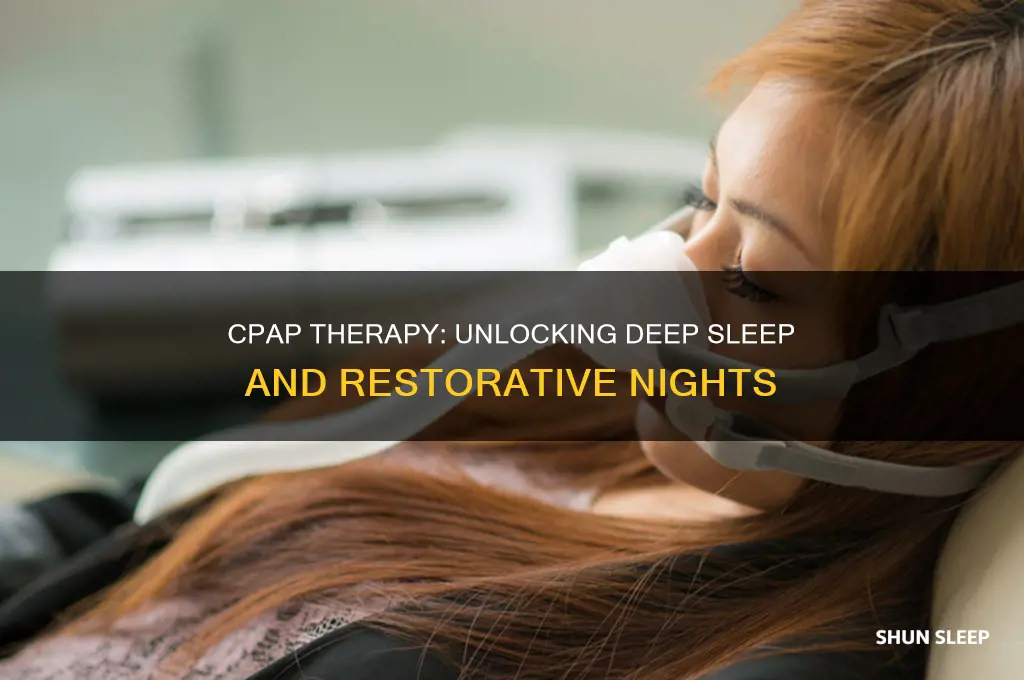 did you cpap help you get deep sleep