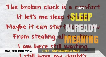 Sleep and its Meaning: What Does it Mean?