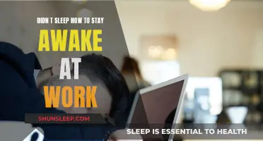 How to Stay Alert at Work After a Sleepless Night