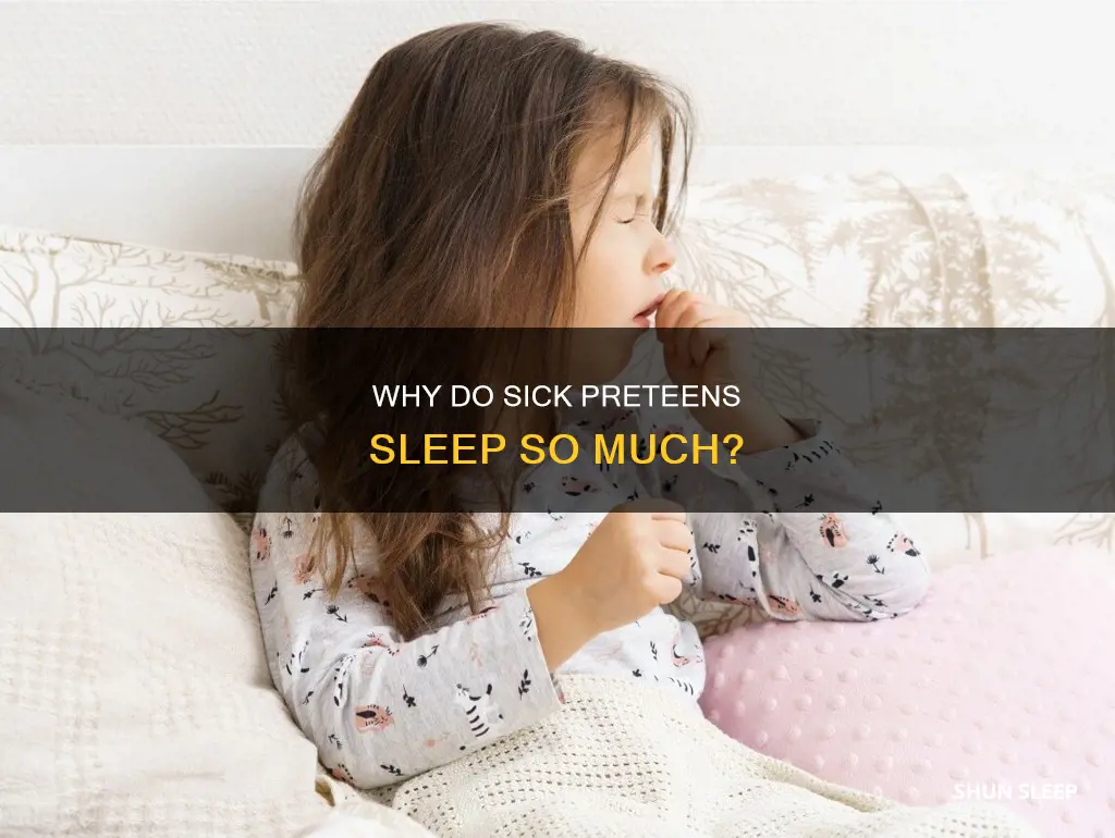do 11 year olds sleep alot when sick