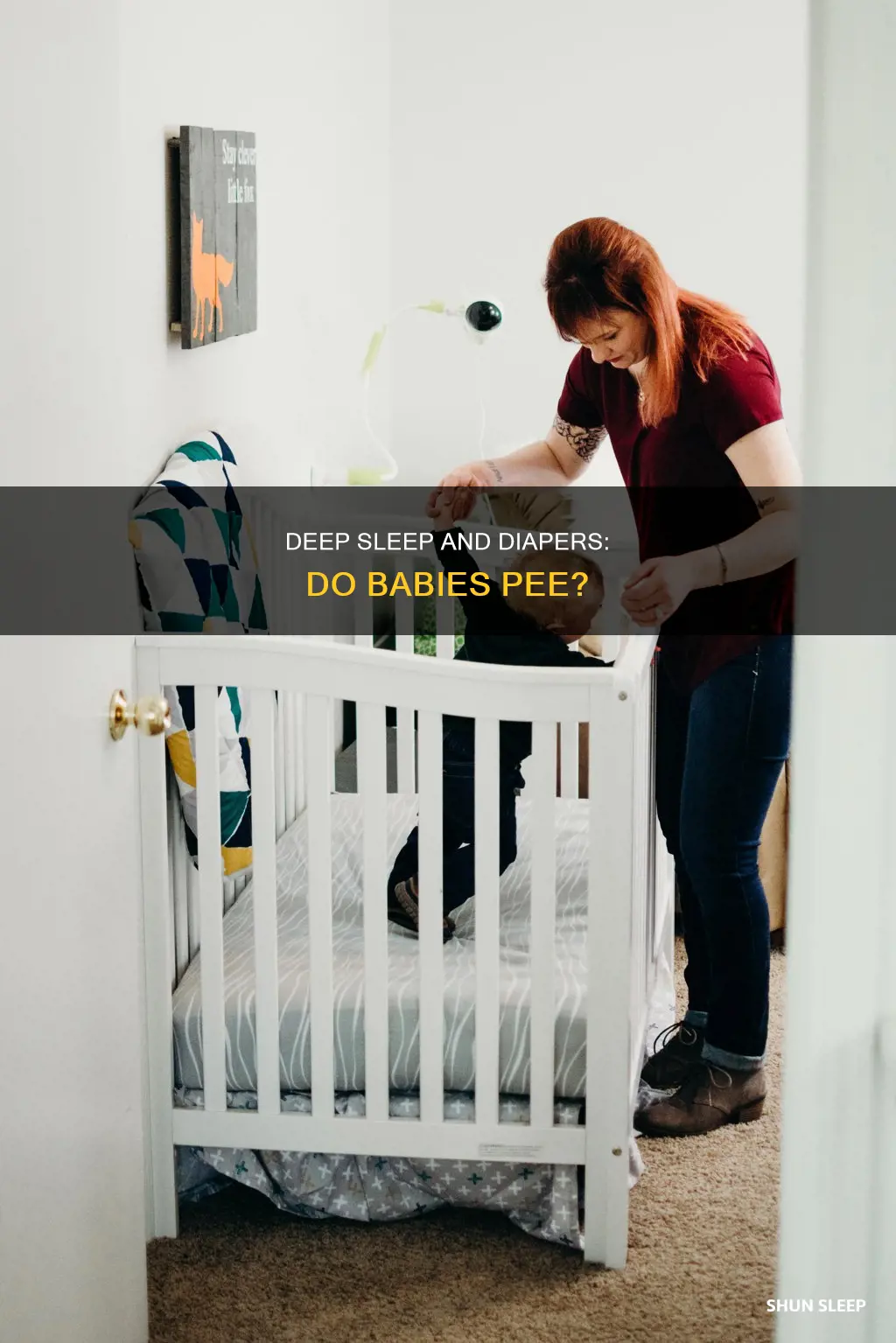 do 3 month old not pee when in deep sleep