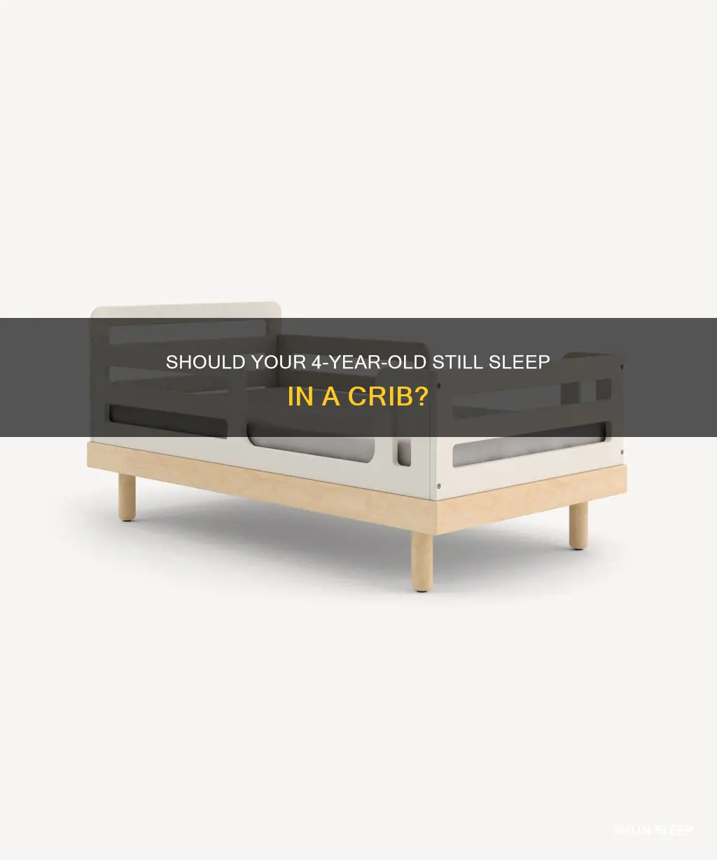 do 4 year olds sleep in cribs