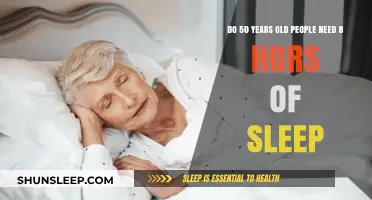 Older Adults and Sleep: 8 Hours Needed?