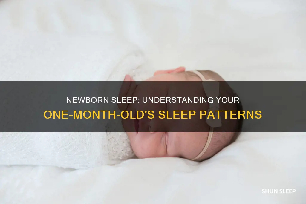 do a one month old still sleep a lot