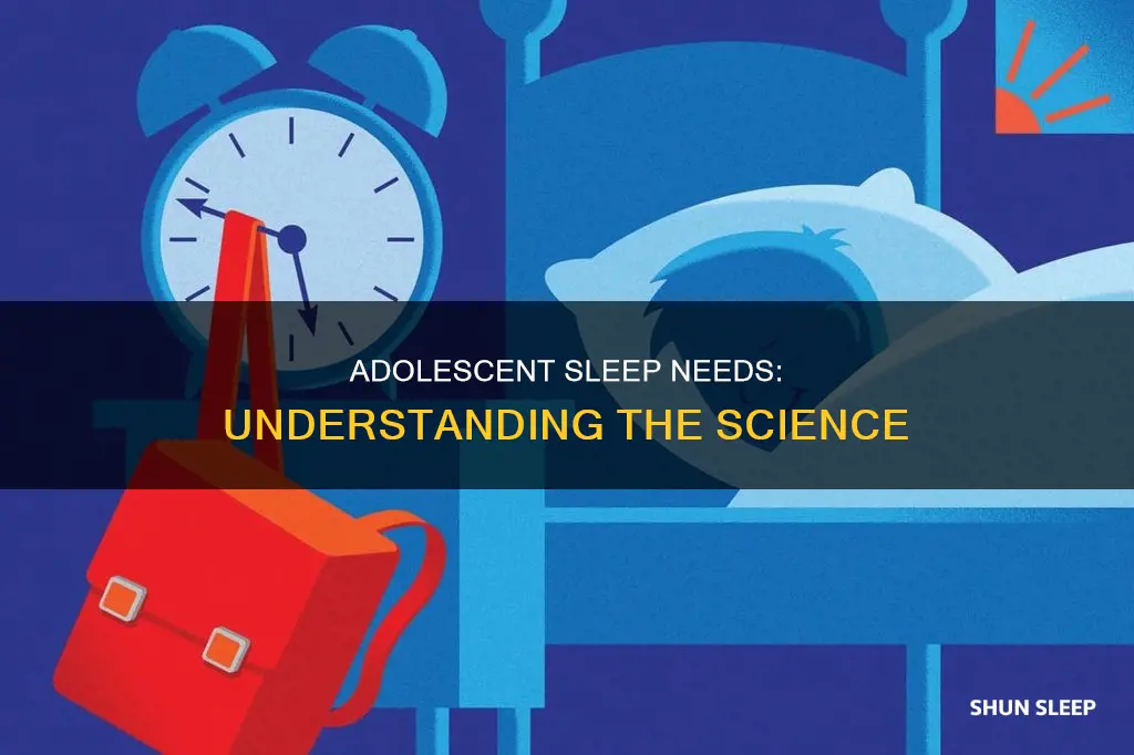 do adolescent need more sleep