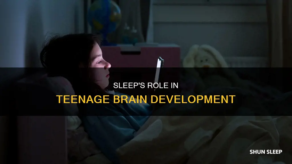 do adolescnets need sleep to devolop properly