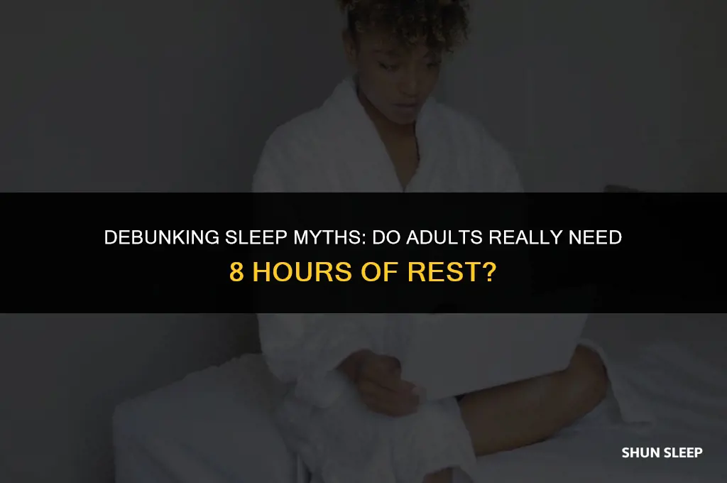 do adults need 8 hours of sleep