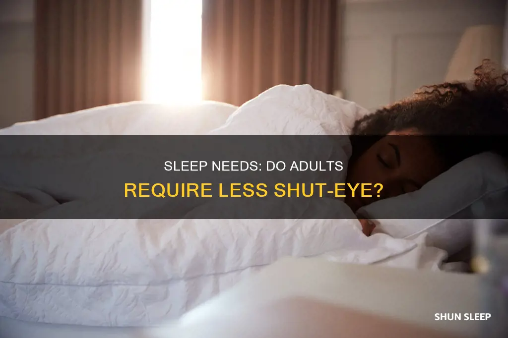 do adults need less sleep