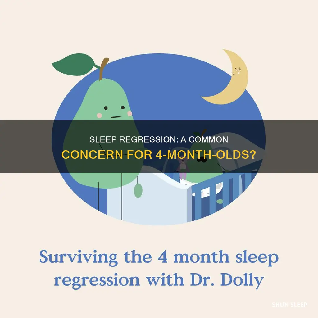 do all 4 month olds have sleep regression