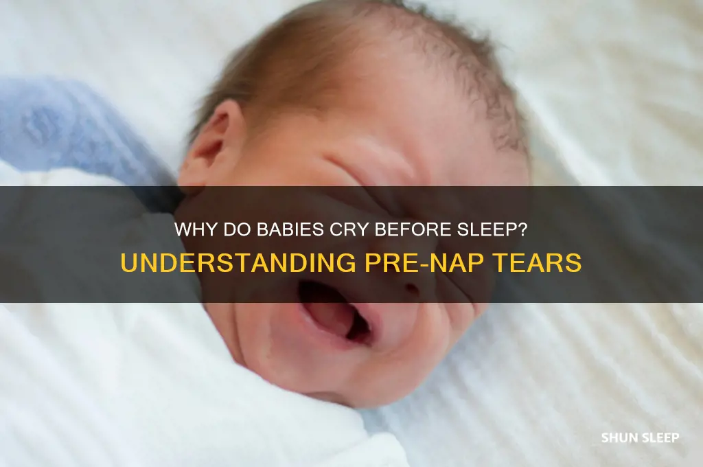 do all babies cry before sleep