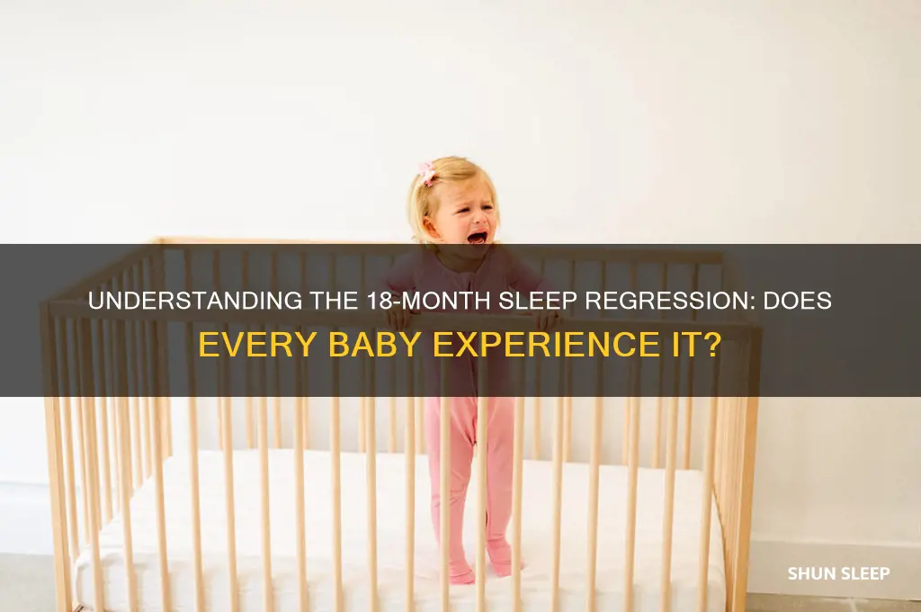 do all babies have 18 month sleep regression