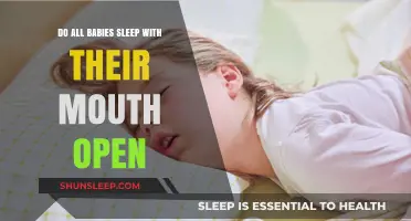Why Some Babies Sleep with Their Mouth Open: Causes and Concerns