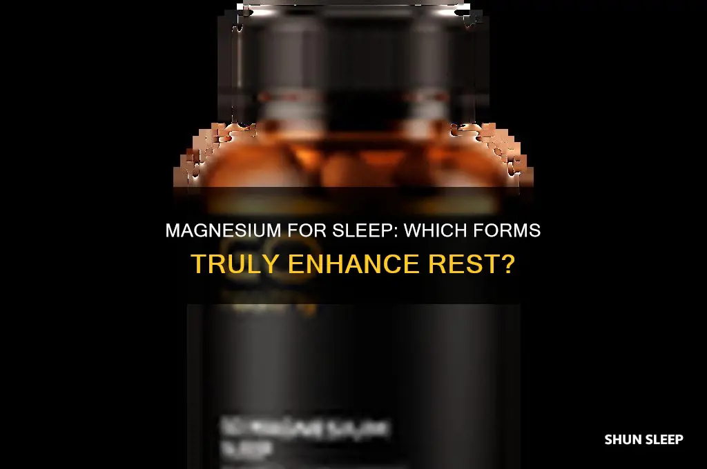 do all forms of magnesium help with sleep