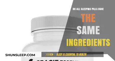 Sleeping Pills: Do They All Have the Same Ingredients?
