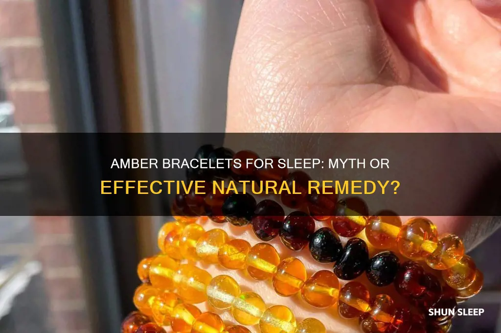 do amber bracelets help sleep