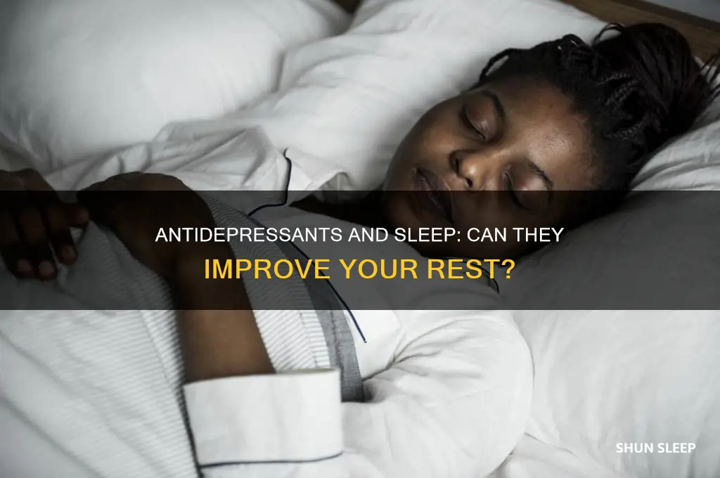 do antidepressants help you sleep