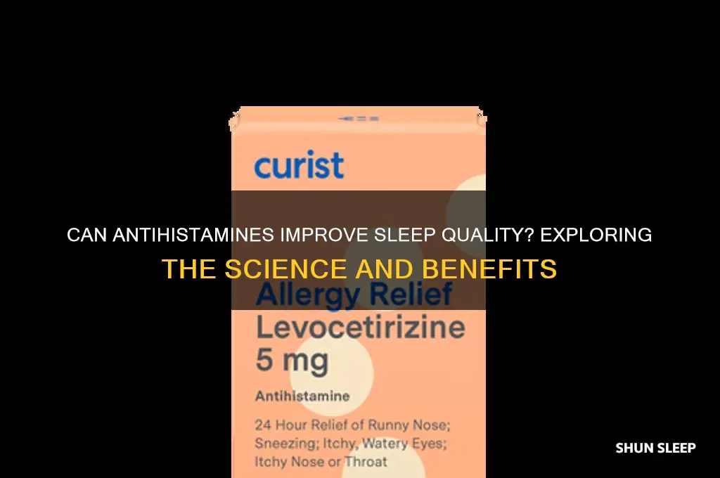 do antihistamine help you sleep