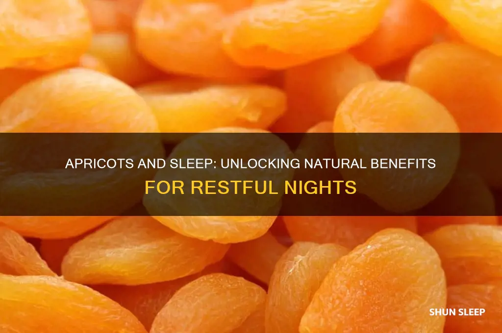 do apricots help you sleep
