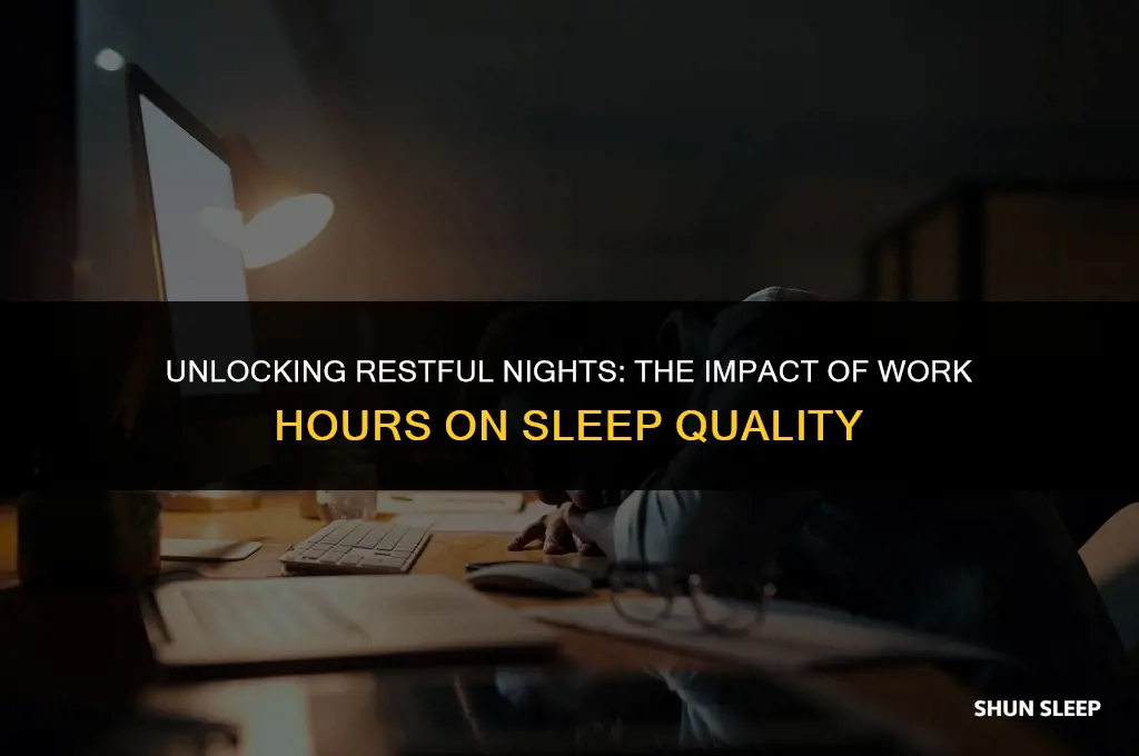 do apropreite work hours effect sleep