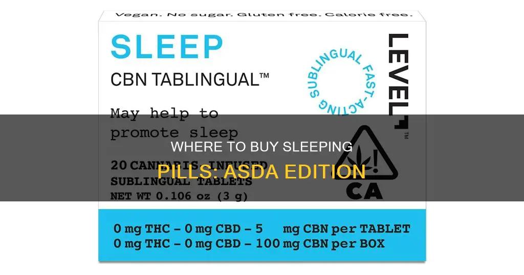 do asda sell sleeping pills