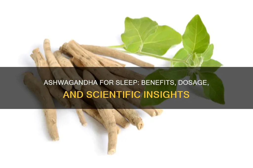 do ashwagandha help sleep