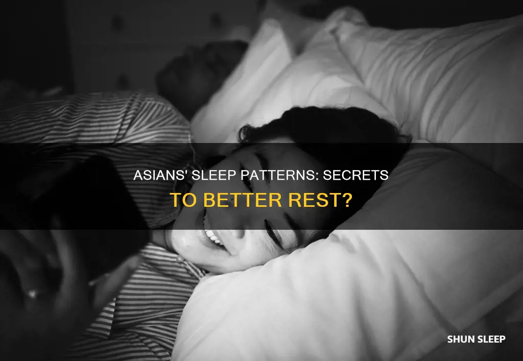 do asians sleep better