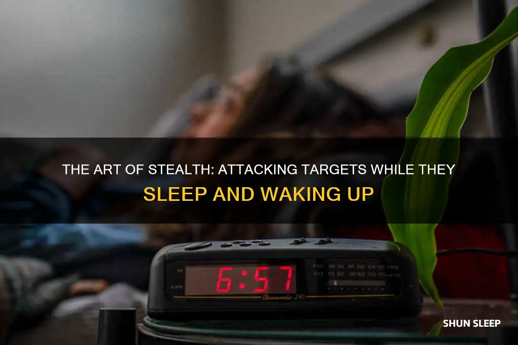 do atacks on a target with sleeping wake up