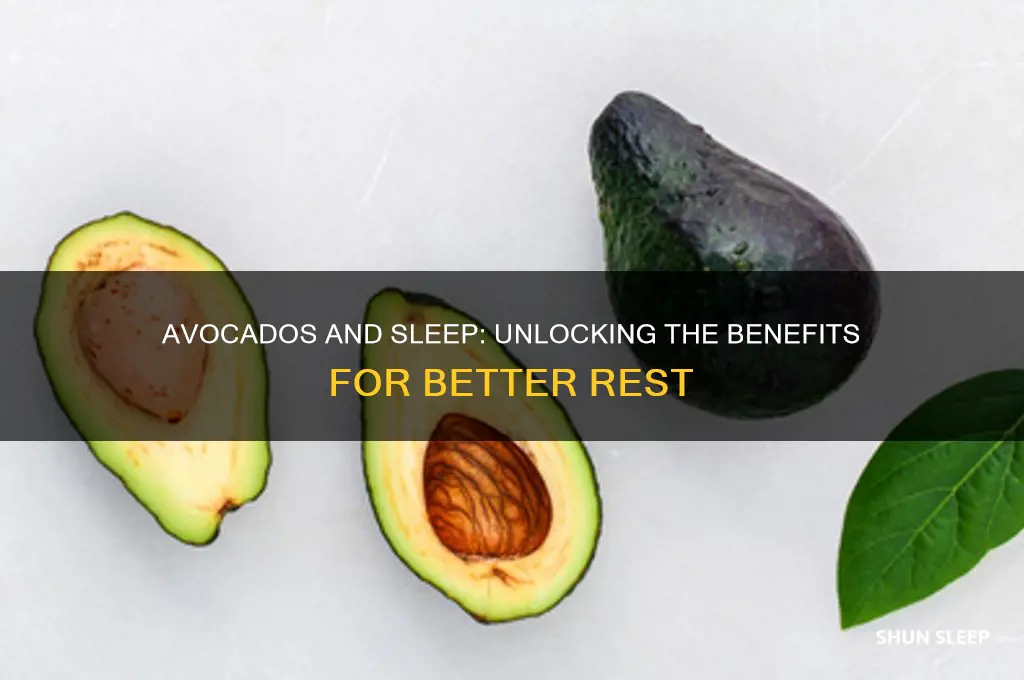 do avocados help you sleep