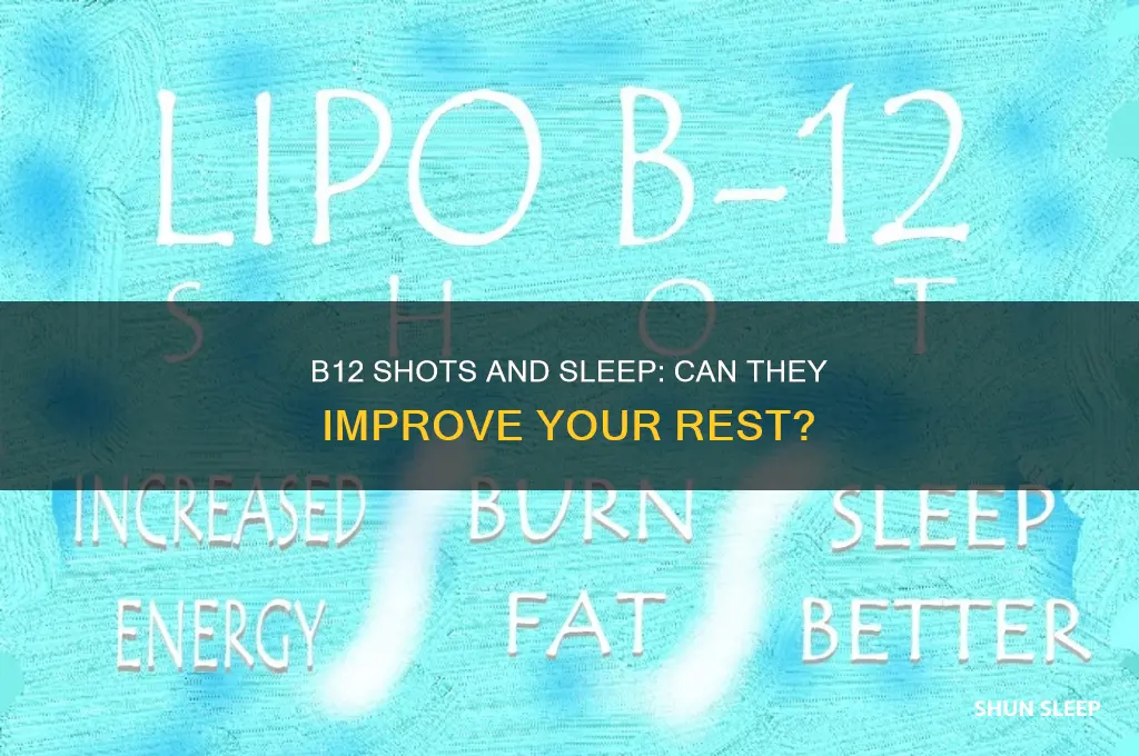 do b12 shots help you sleep
