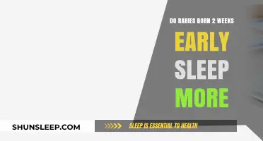 Early Arrivals: Do Babies Born Two Weeks Premature Sleep More?