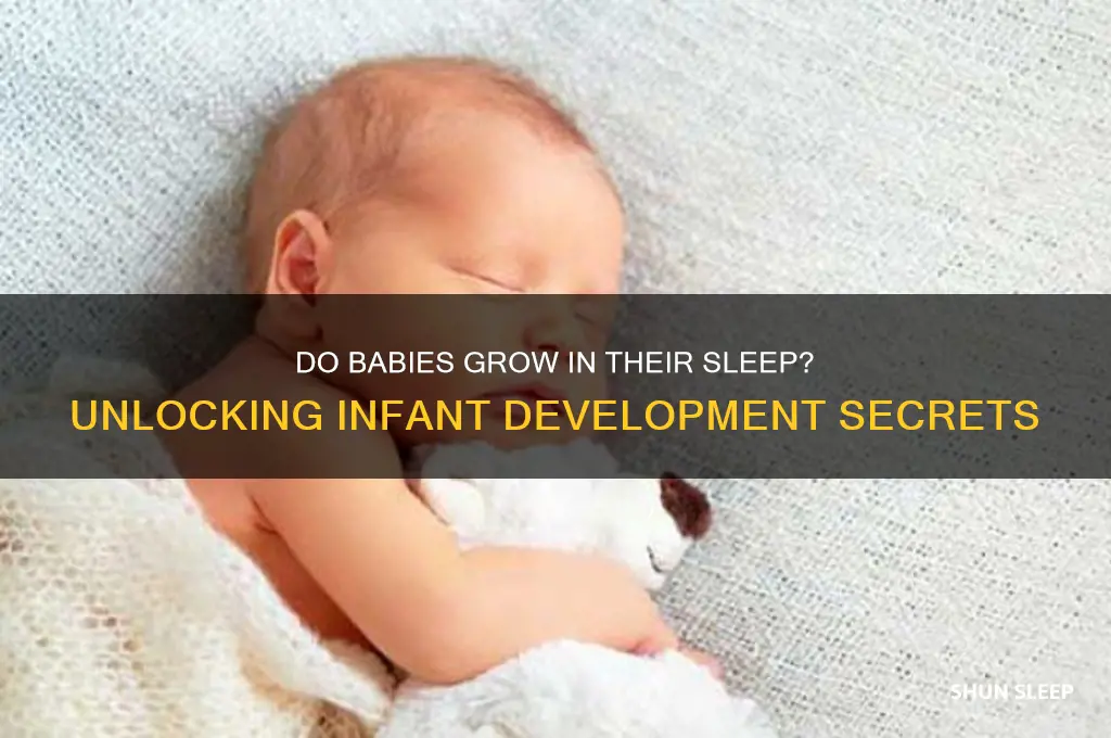 do babies grow in their sleep
