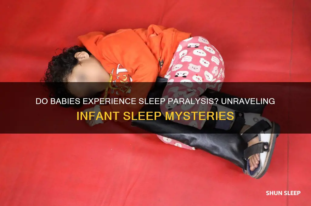 do babies have sleep paralysis