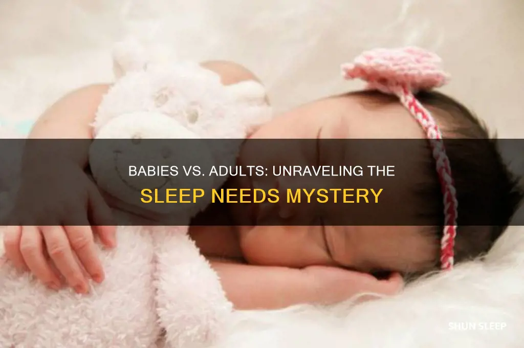 do babies need more sleep than adults