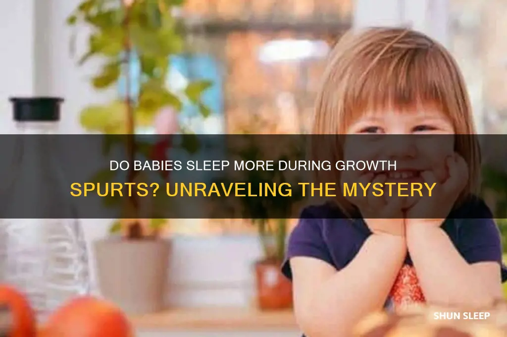 do babies sleep a lot during a growth spurt