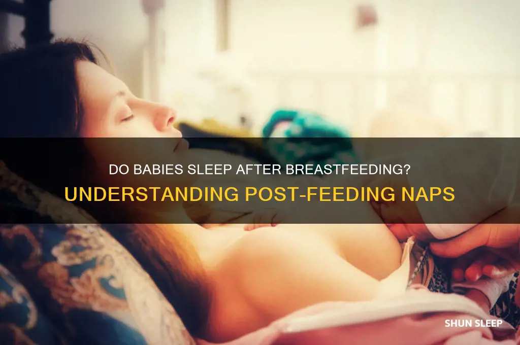 do babies sleep after breastfeeding