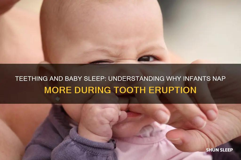 do babies sleep alot when teething