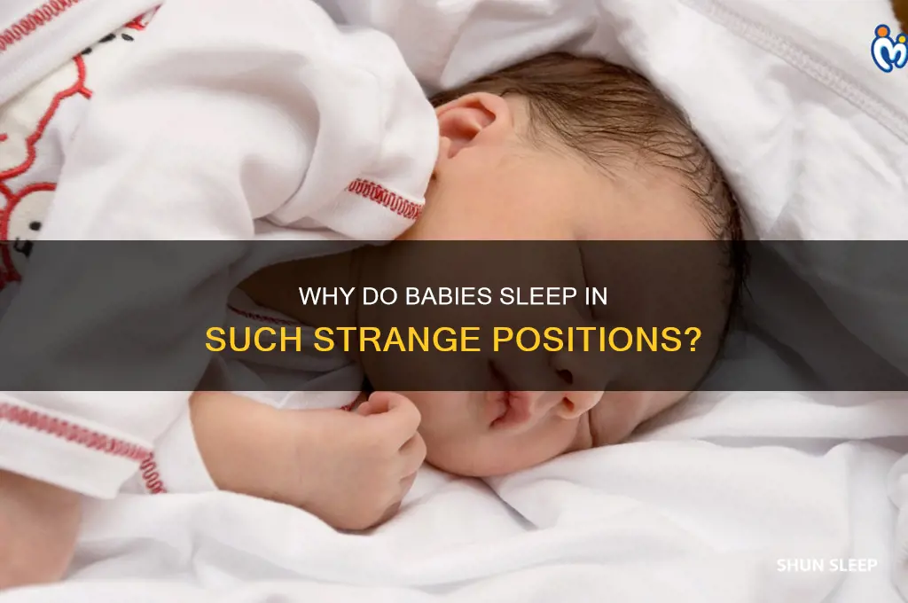 do babies sleep in weird positions
