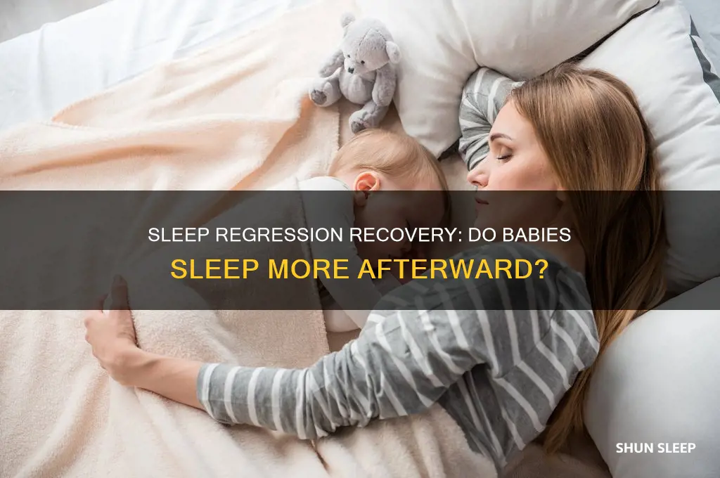do babies sleep more after a sleep regression