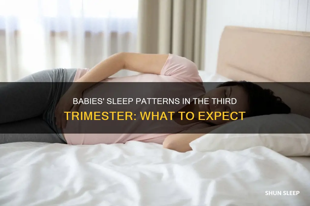 do babies sleep more in 3rd trimester