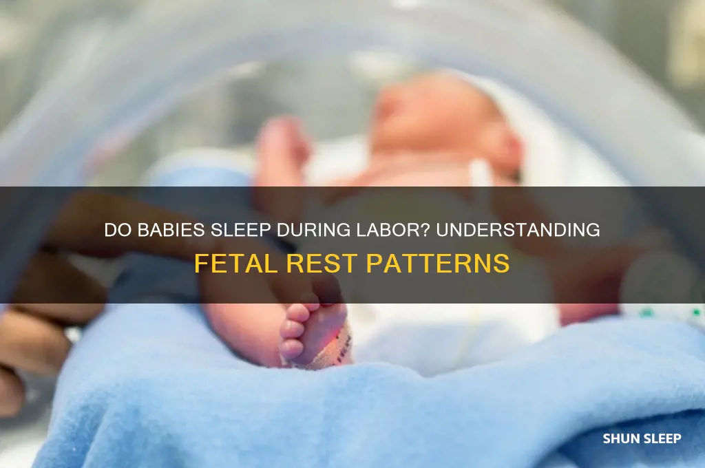 do babies sleep when you are in labor