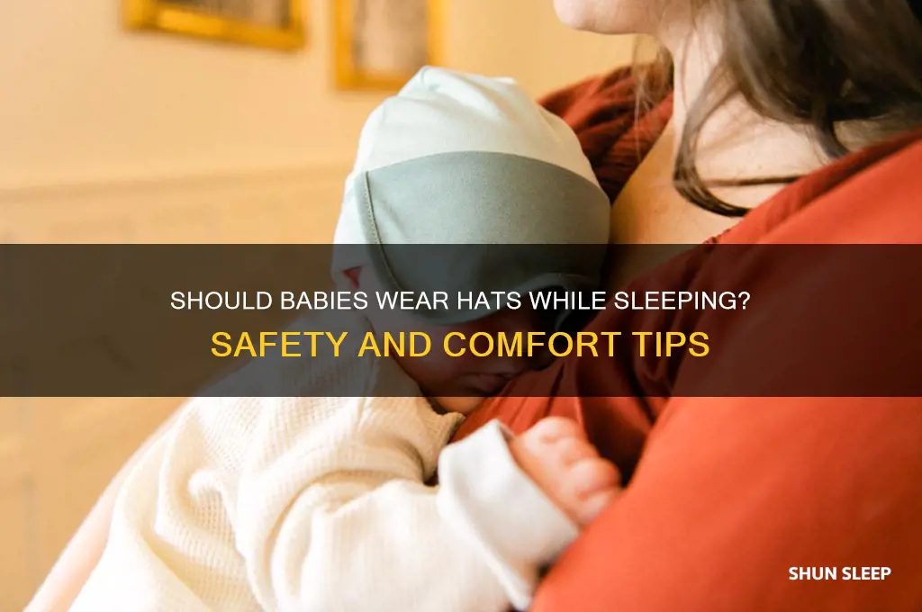 do babies sleep with hats on