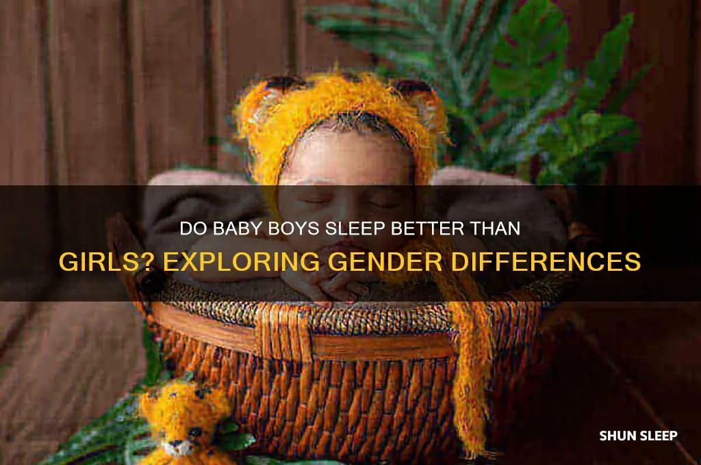 do baby boys sleep better than girls