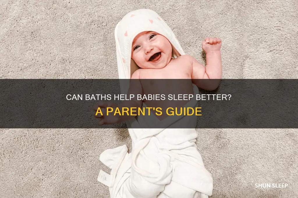 do baths put babies to sleep