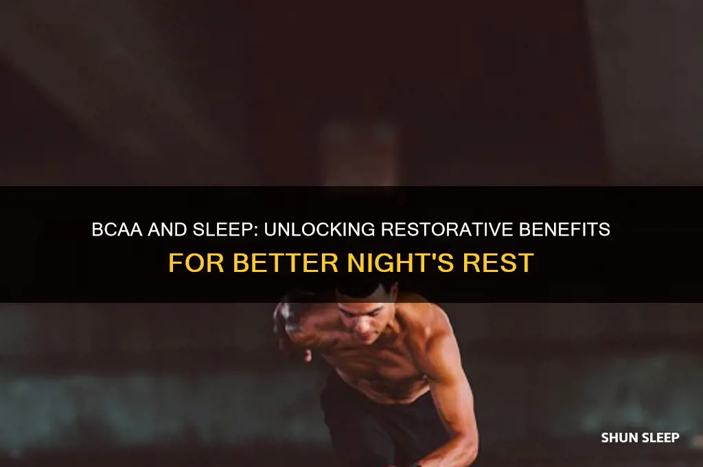 do bcaa help with sleep